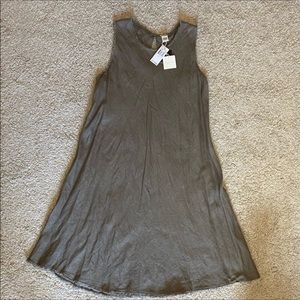 Magaschoni Linen Dress in Olive